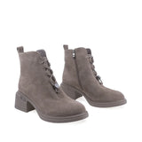 Ghete Dama Casual Anna Viotti Piele Intoarsa D106-F11239-A602-1 Taupe