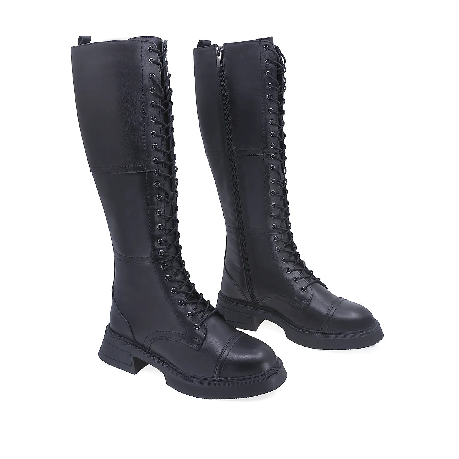 Cizme Dama Casual Anna Viotti Piele Naturala D34-GKZC13444597 Negru