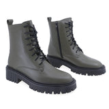 Ghete Dama Casual Anna Viotti Piele Naturala D44-4474 Kaki