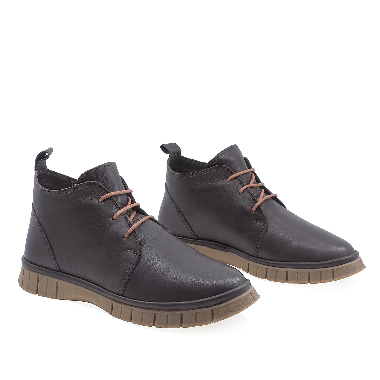 Ghete Dama Casual Anna Viotti Piele Naturala D45-19093 Maro