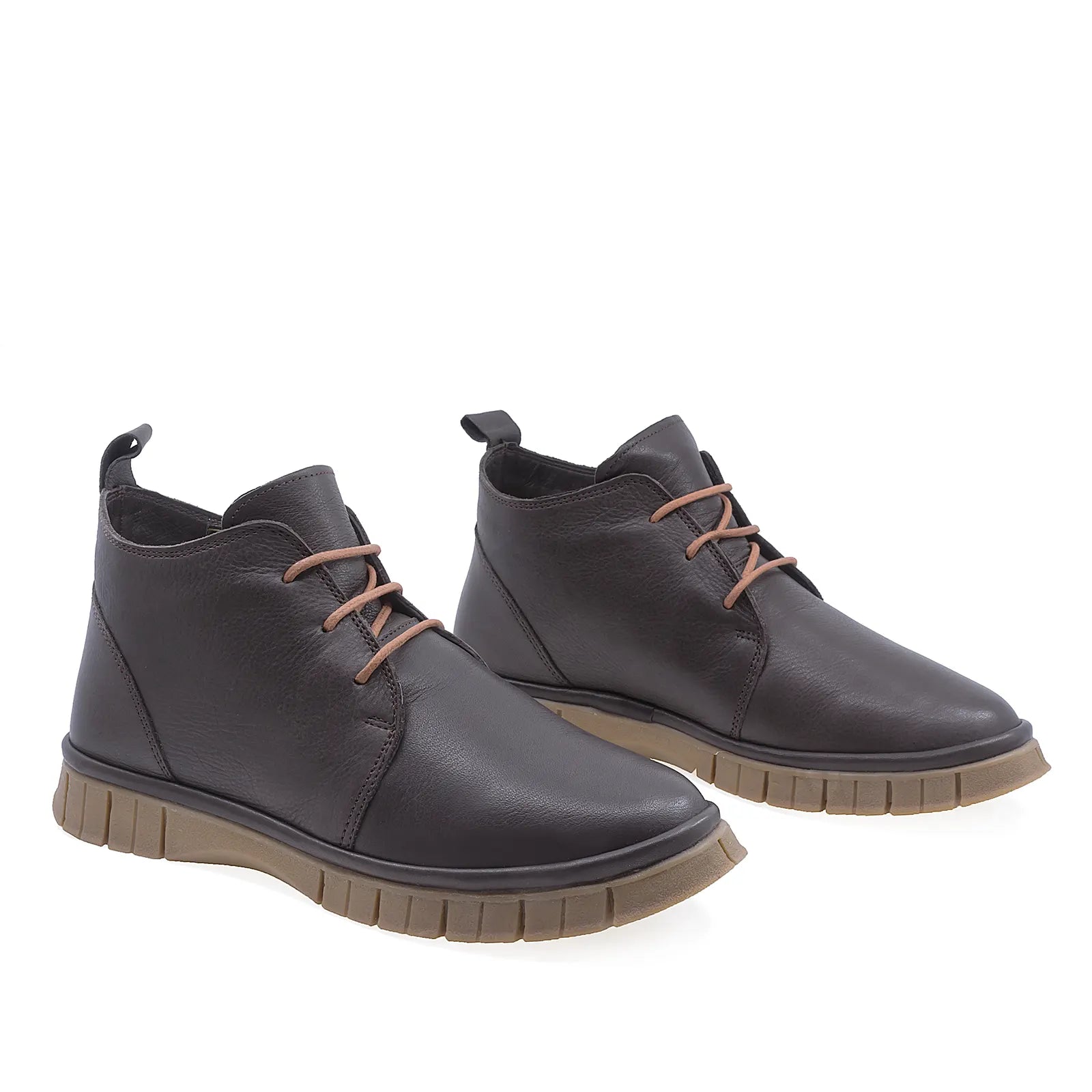 Ghete Dama Casual Anna Viotti Piele Naturala D45-19093 Maro