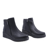 Ghete Dama Casual Anna Viotti Piele Naturala D70-8004-N Negru