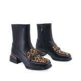 Ghete Dama Elegante Anna Viotti Piele Naturala D107-PV4407-295441-R-2 Negru