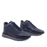 Ghete barbati casual Goretti piele naturala B17-3066 bleumarin