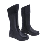 Cizme Dama Casual Anna Viotti Piele Naturala D70-8153-N Negru