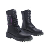 Ghete Dama Casual Anna Viotti Piele Naturala/Nappa D44-4450 Negru