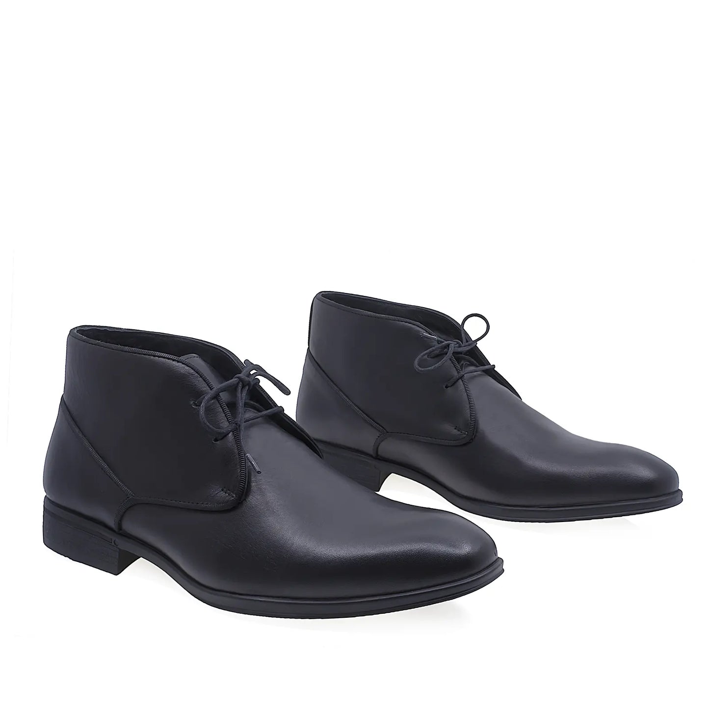 Ghete barbati elegante Goretti piele naturala B36-9206 negru