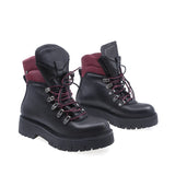 Ghete Dama Casual Anna Viotti Piele Naturala D15-40313 Negru