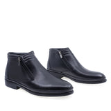 Ghete barbati casual Goretti piele naturala B41-124 negru