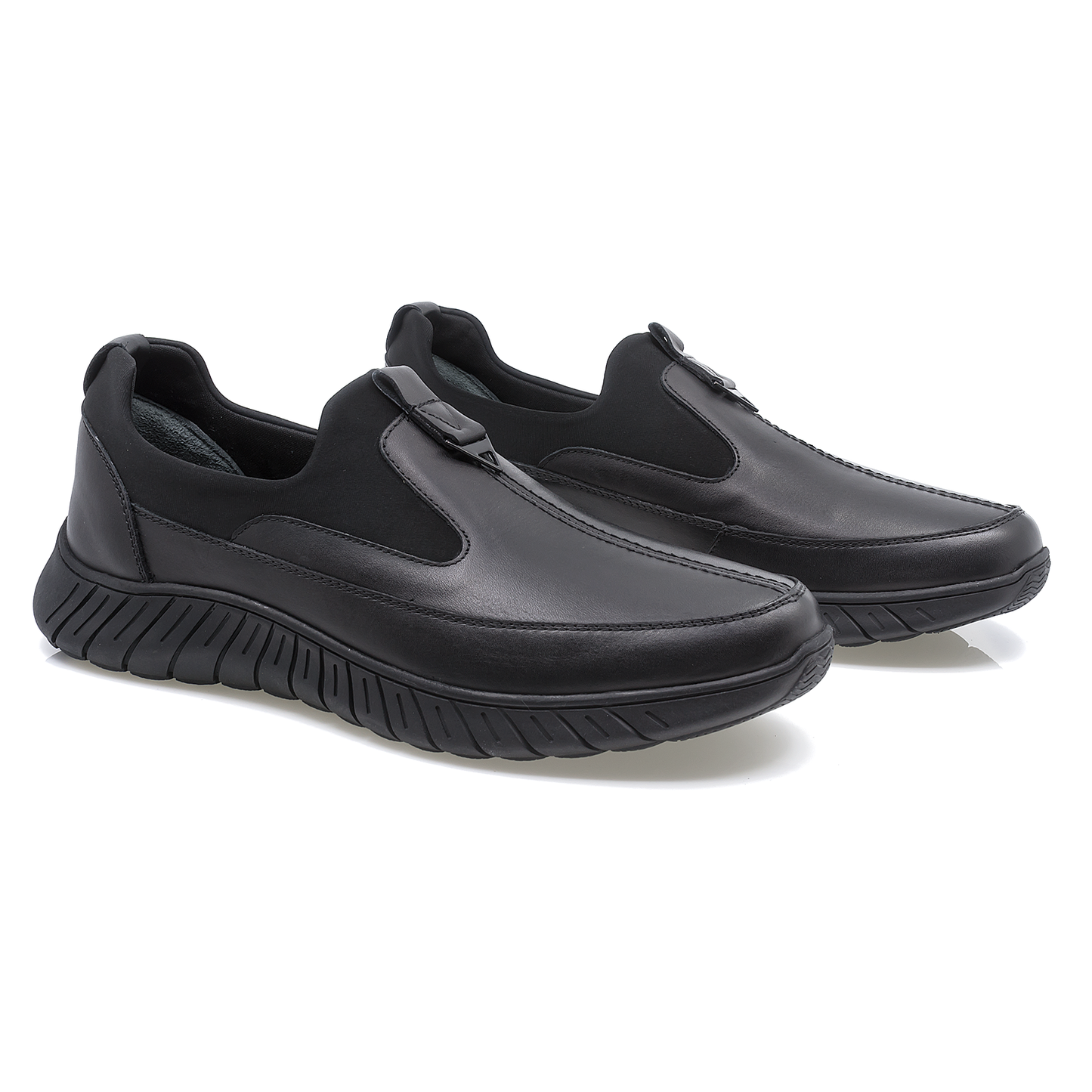 Pantofi barbati Goretti din piele naturala B67-1986 negru