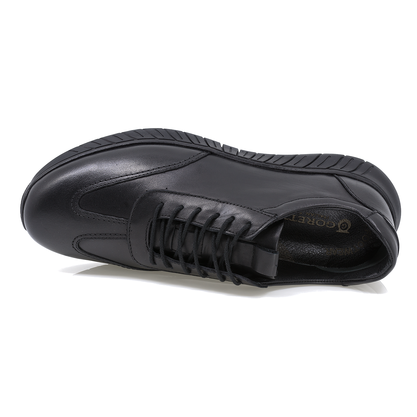 Pantofi barbati casual Goretti din piela naturala B64-2450 negru