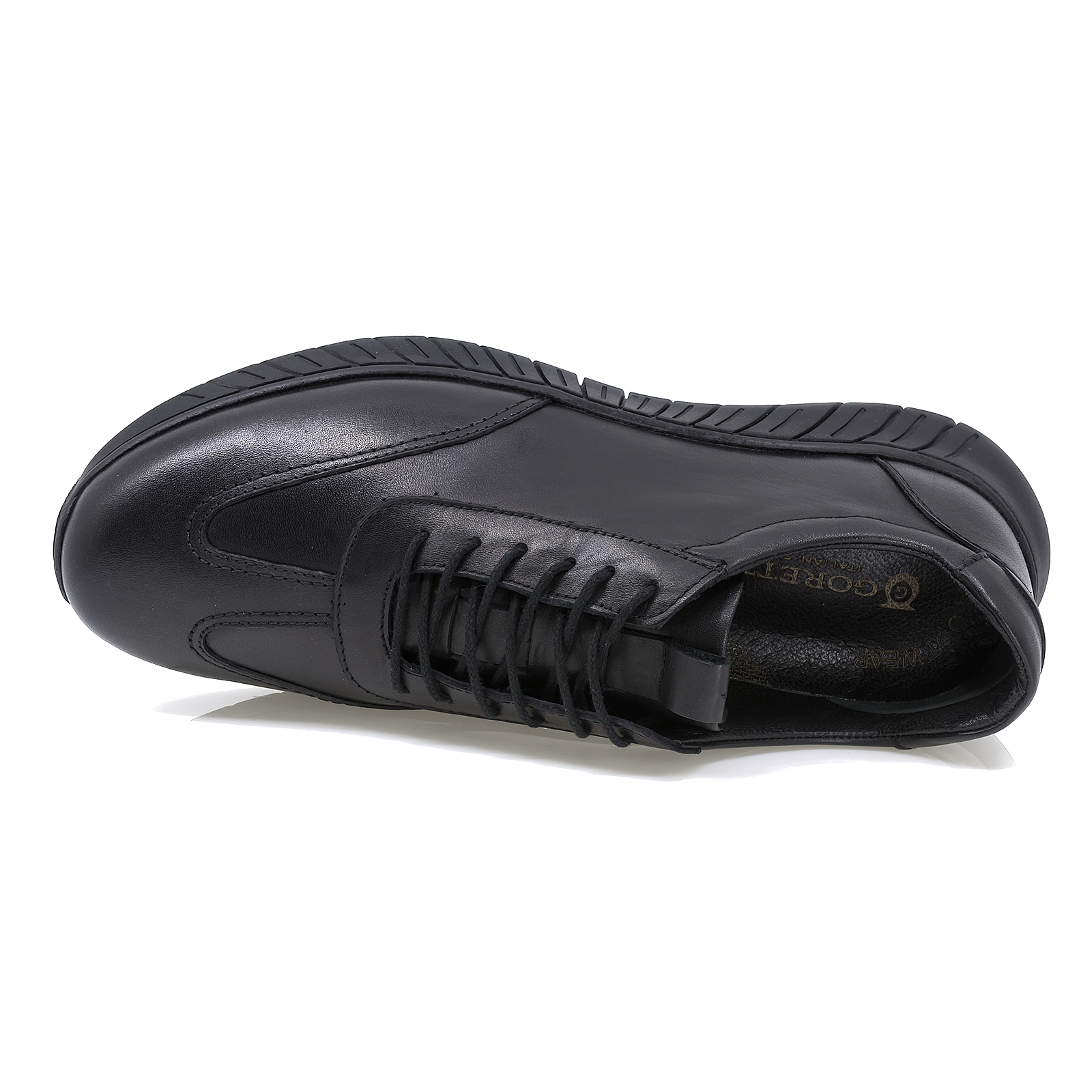 Pantofi barbati casual Goretti din piela naturala B64-2450 negru