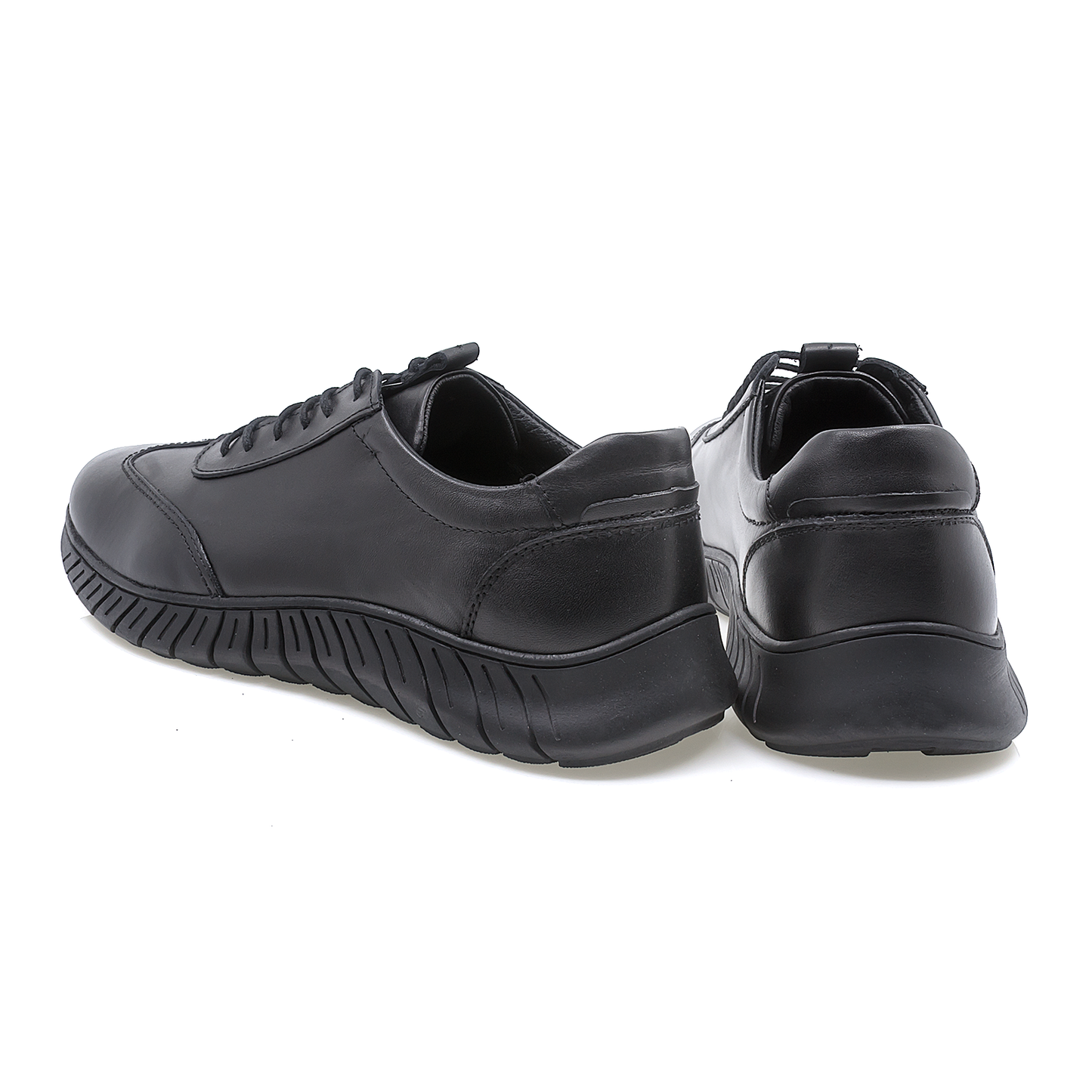 Pantofi barbati casual Goretti din piela naturala B64-2450 negru