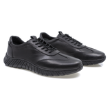 Pantofi barbati casual Goretti din piela naturala B64-2450 negru