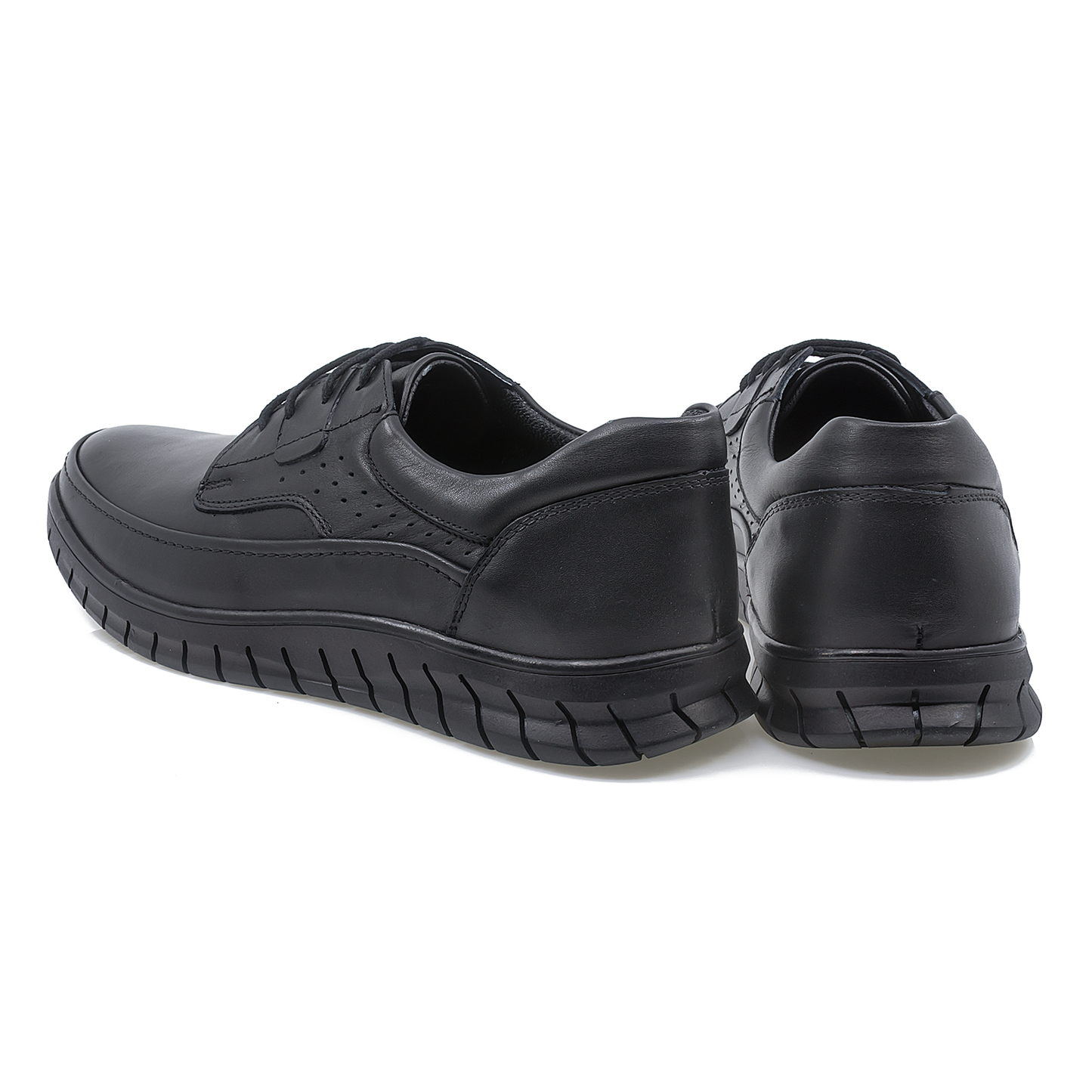 Pantofi barbati Goretti Din piele naturala B64-3640 negru