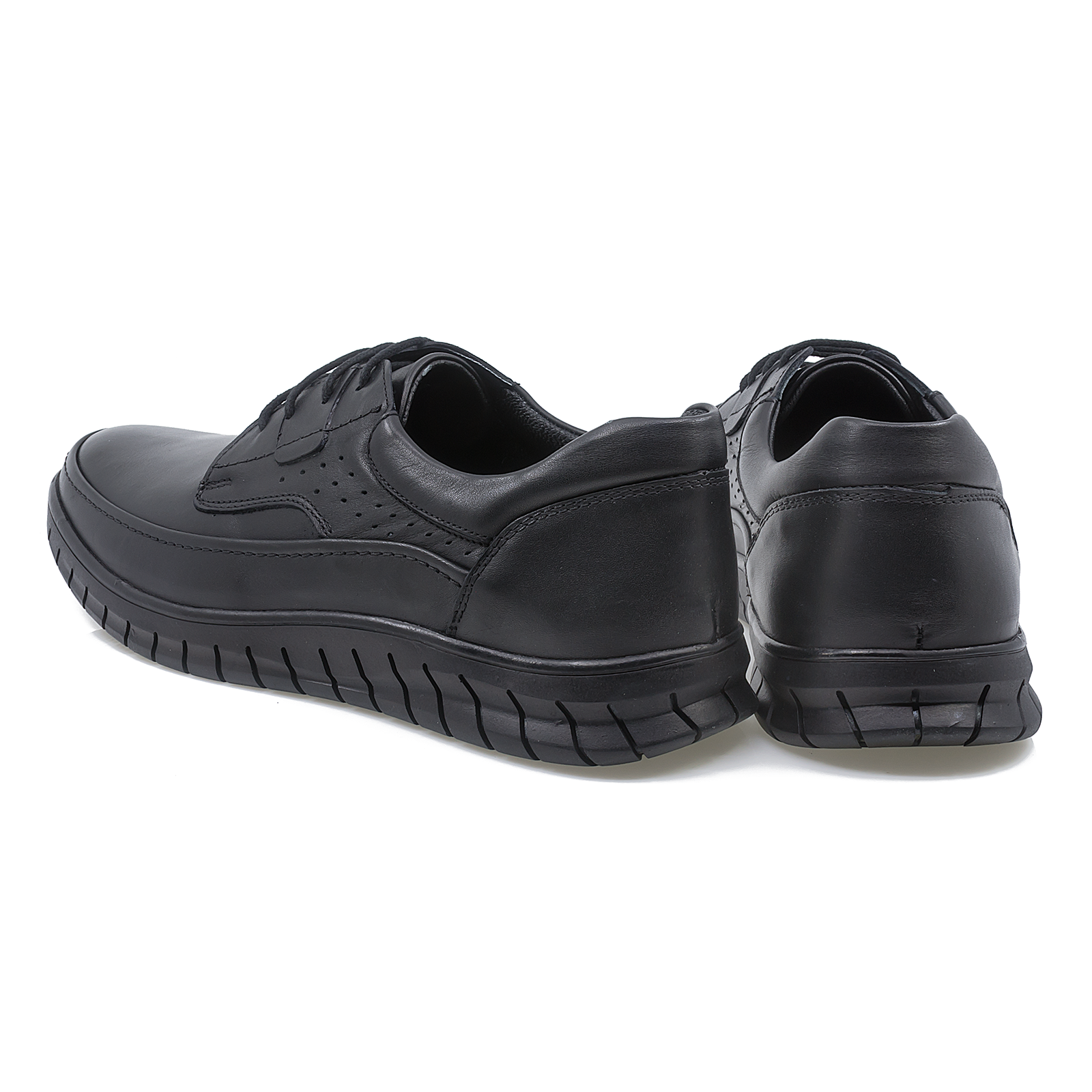 Pantofi barbati Goretti Din piele naturala B64-3640 negru
