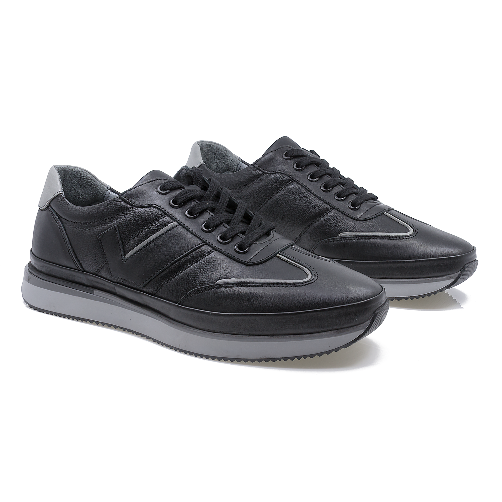 Pantofi barbati Goretti Din piele naturala B67-2406 negru