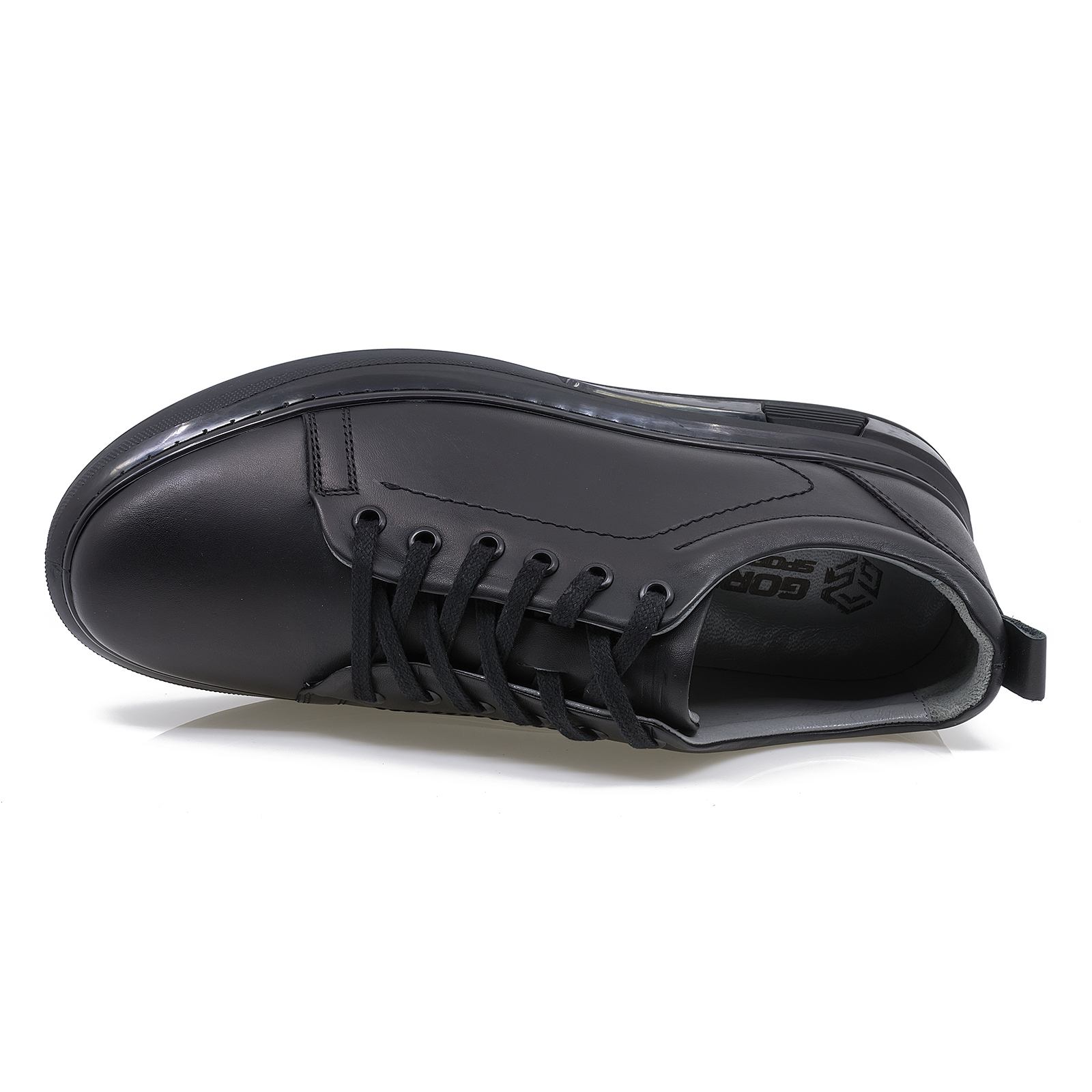 Pantofi barbati casual Goretti din piela naturala B67-333 negru