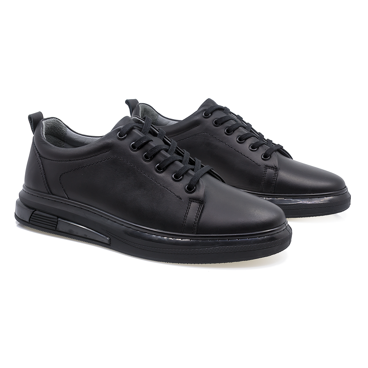 Pantofi barbati casual Goretti din piela naturala B67-333 negru