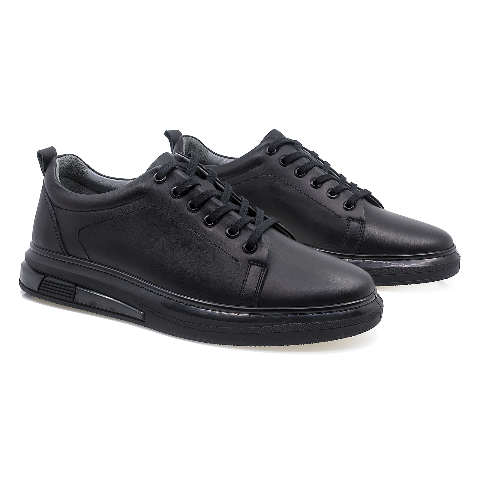 Pantofi barbati casual Goretti din piela naturala B67-333 negru