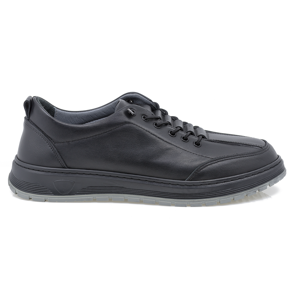 Pantofi barbati casual Goretti din piela naturala B68-1010 negru