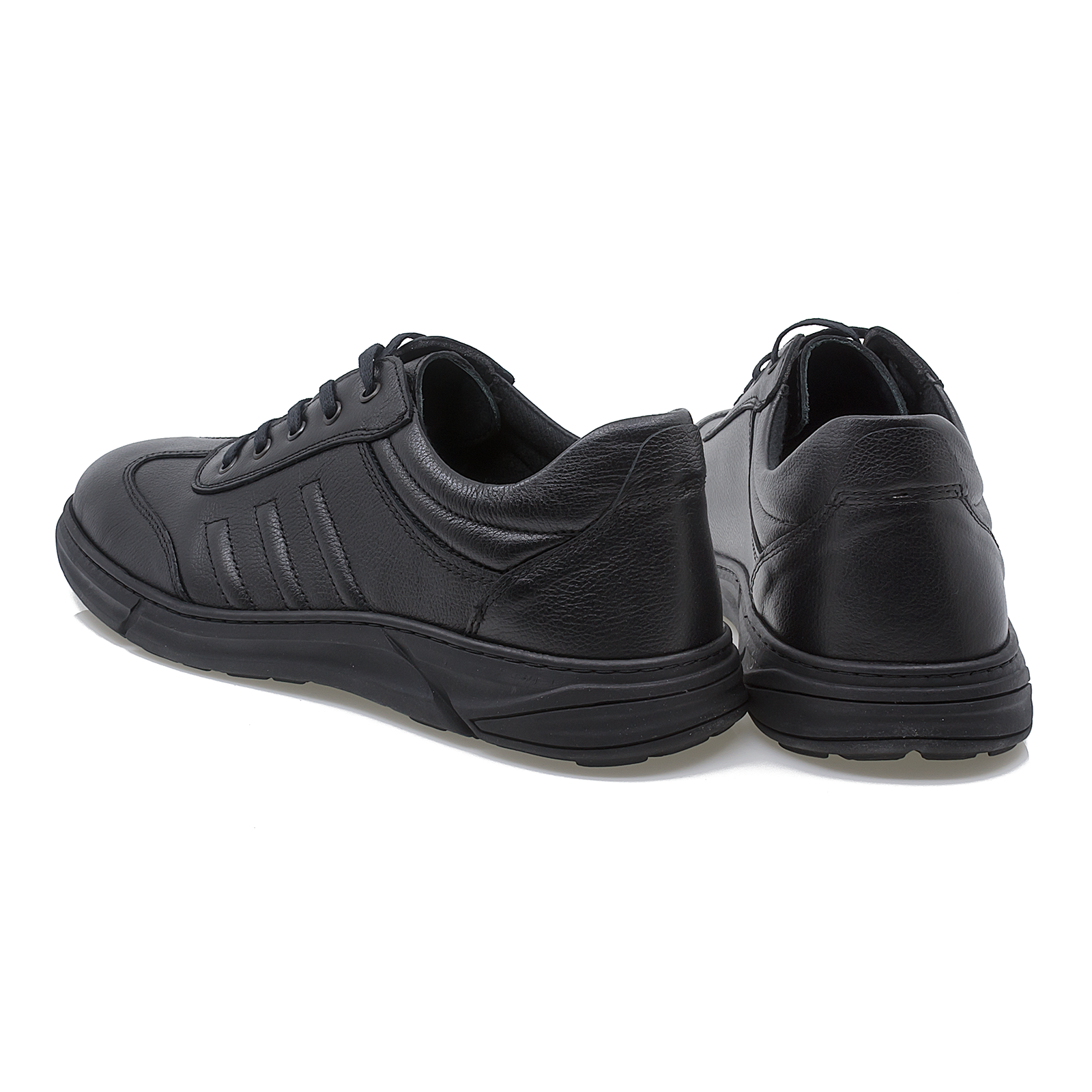 Pantofi barbati casual Goretti din piela naturala B69-101 negru