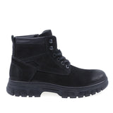 Ghete barbati casual Goretti piele nubuc B36-1143 negru