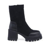 Ghete Dama Casual Anna Viotti Piele Intoarsa D106-F9896-C6926-1 Negru