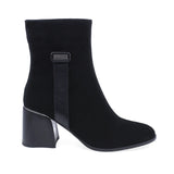 Ghete Dama Elegante Anna Viotti Piele Intoarsa D106-L240-6H467-N043-T107 Negru