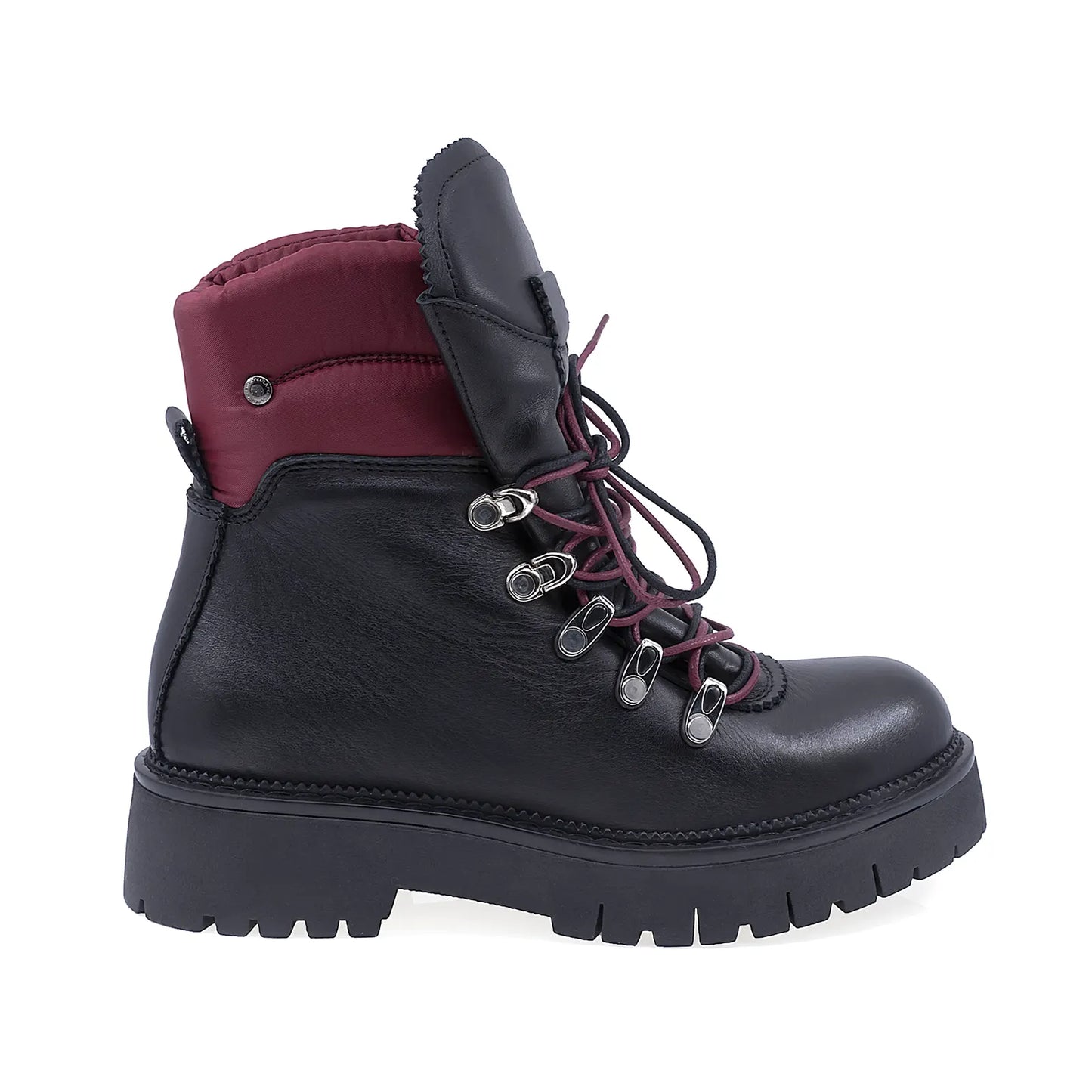 Ghete Dama Casual Anna Viotti Piele Naturala D15-40313 Negru