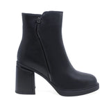 Ghete Dama Casual Anna Viotti Piele Naturala D106-D351-F533 Negru