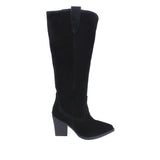 Cizme Dama Casual Anna Viotti Piele Intoarsa D113-29801 Negru
