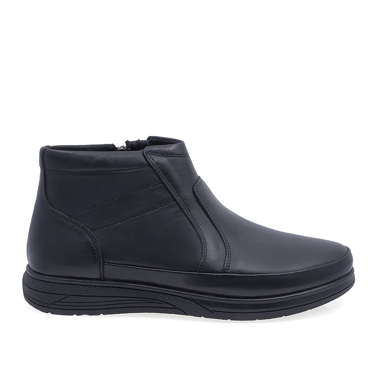 Ghete barbati casual Goretti piele naturala B25-3210 negru