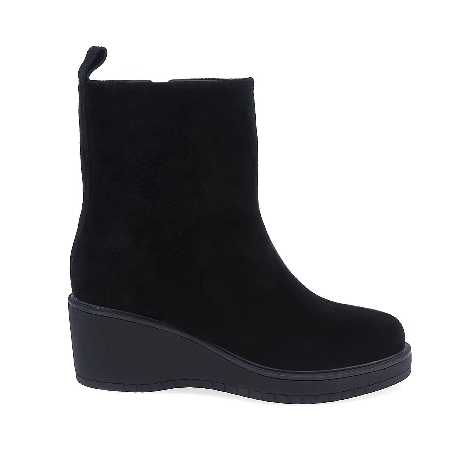 Ghete Dama Casual Anna Viotti Piele Intoarsa D107-PV4407-295441-R-2 Negru