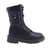 Ghete Dama Casual Anna Viotti Piele Naturala/Nappa D44-4450 Negru