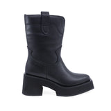 Ghete Dama Casual Anna Viotti Piele Naturala D107-PV305B-Z38796-R-4 Negru