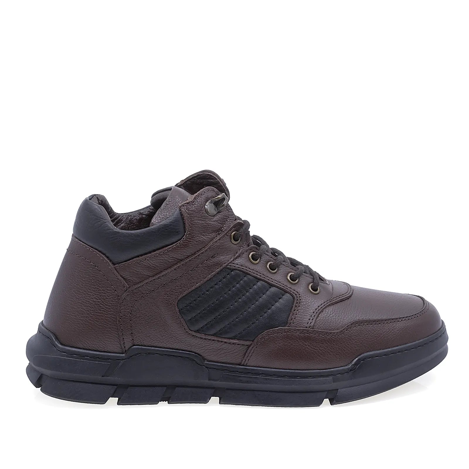 Ghete barbati casual Goretti piele naturala B24-2305 maro