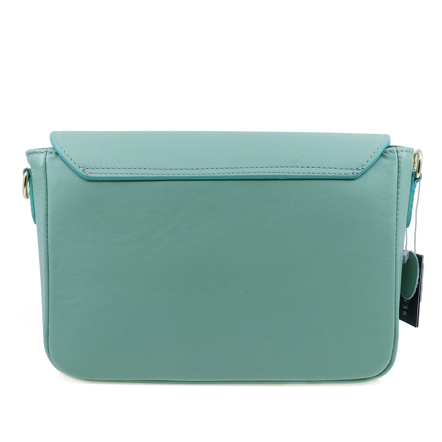 Geantă damă Luna piele naturala 020 verde