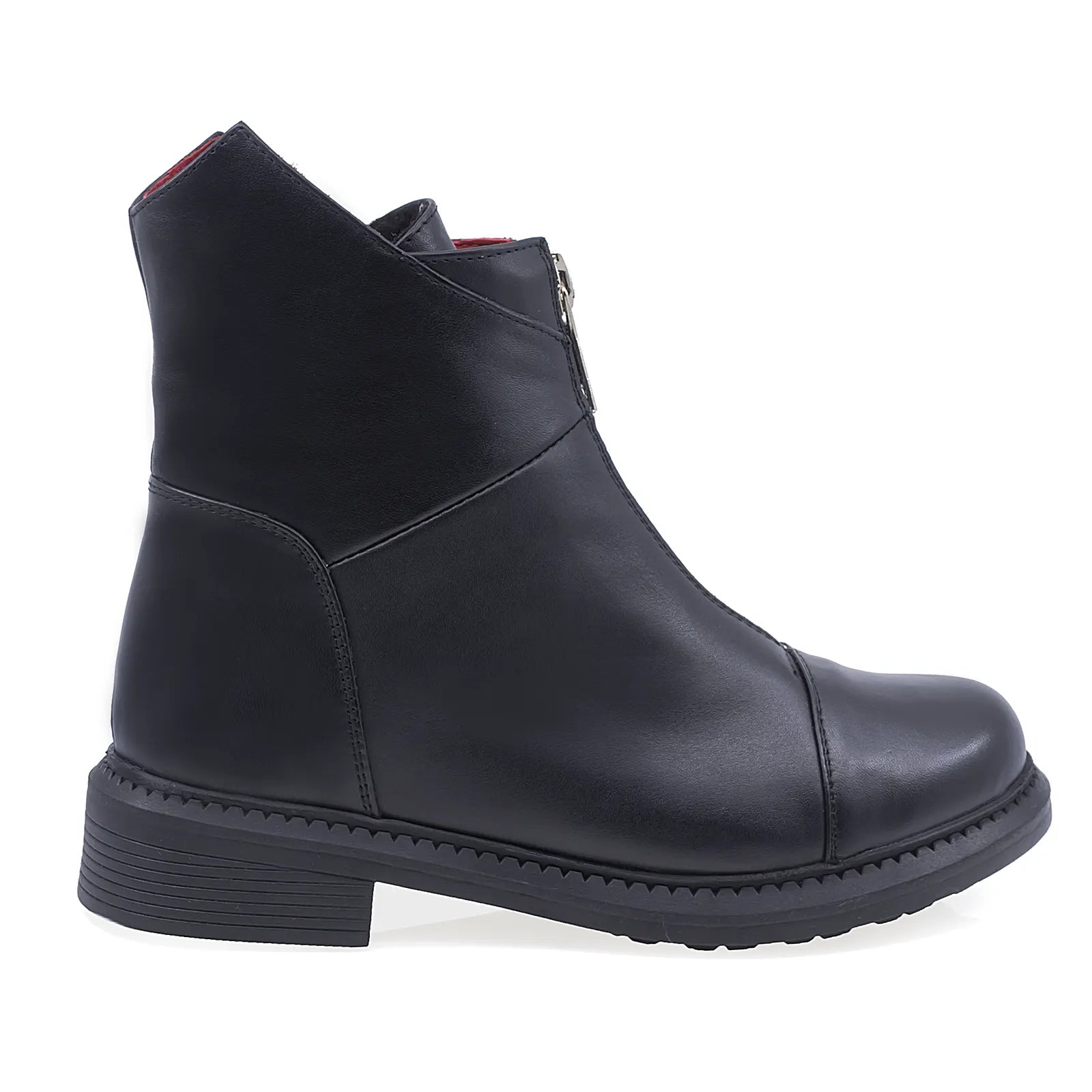 Ghete Dama Casual Anna Viotti Piele Naturala D44-4402 Negru