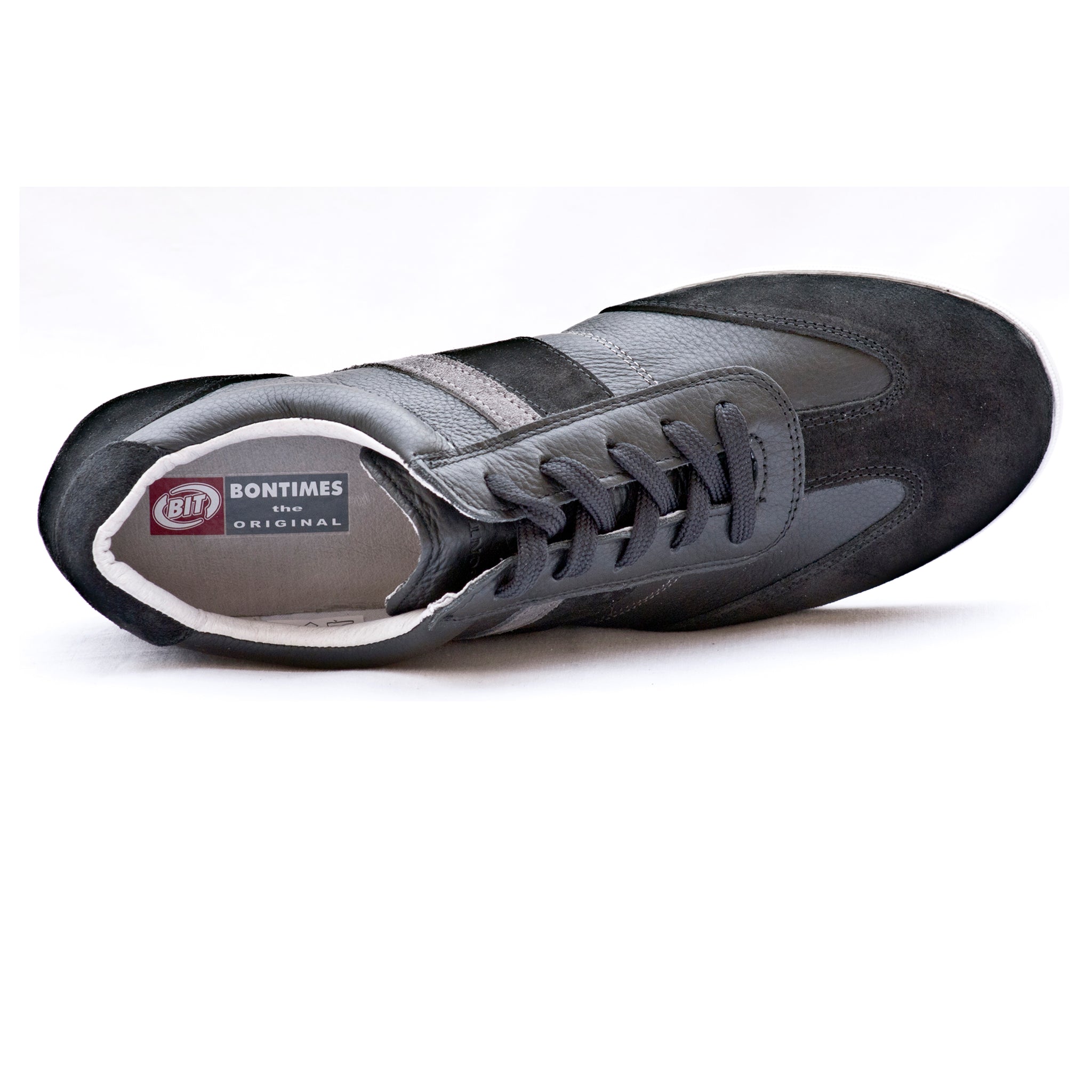 Pantofi Bit-Bontimes negri, din piele naturala - Goretti - Incaltaminte din piele naturala