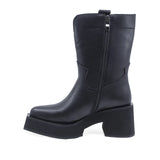 Ghete Dama Casual Anna Viotti Piele Naturala D107-PV305B-Z38796-R-4 Negru