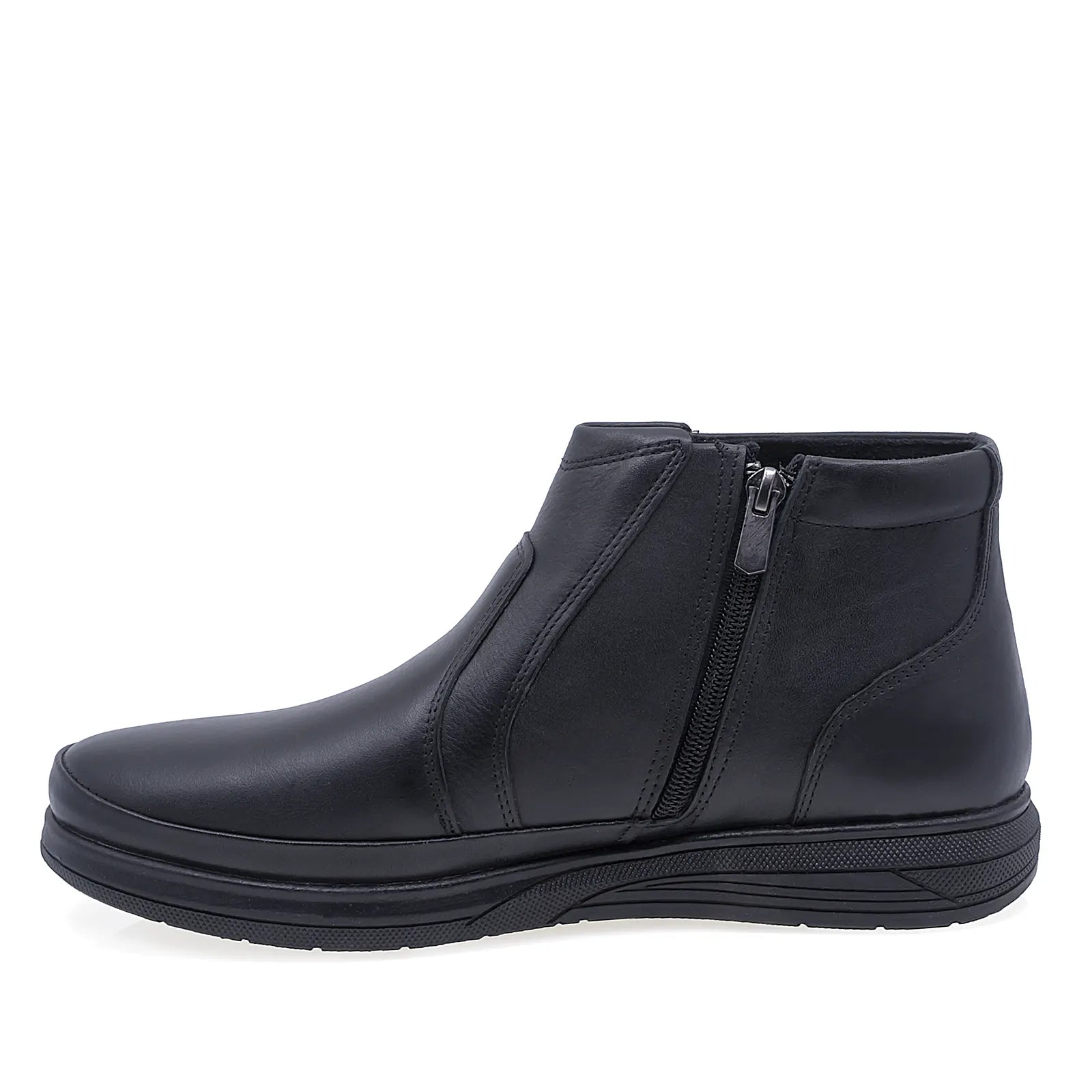 Ghete barbati casual Goretti piele naturala B25-3210 negru