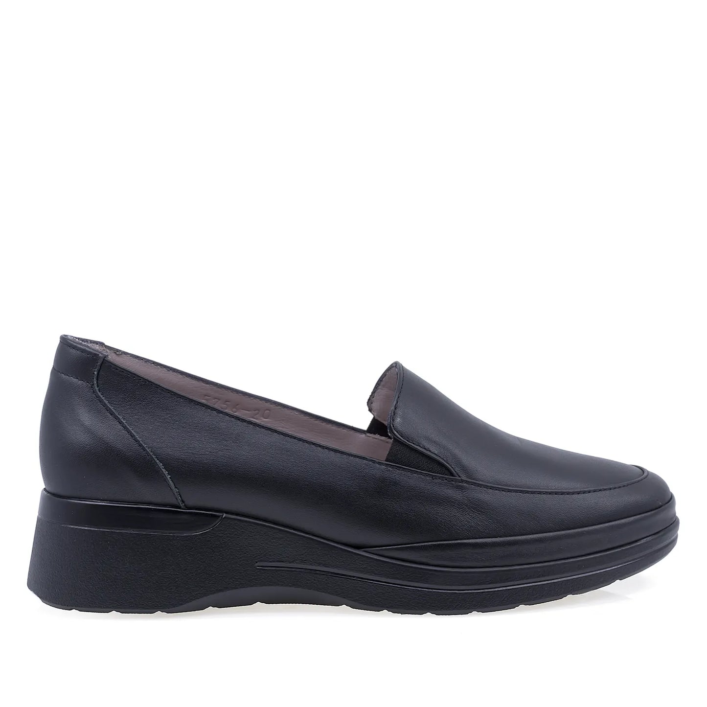 Pantofi Dama Casual Anna Viotti Piele Naturala D50-5756 Negru