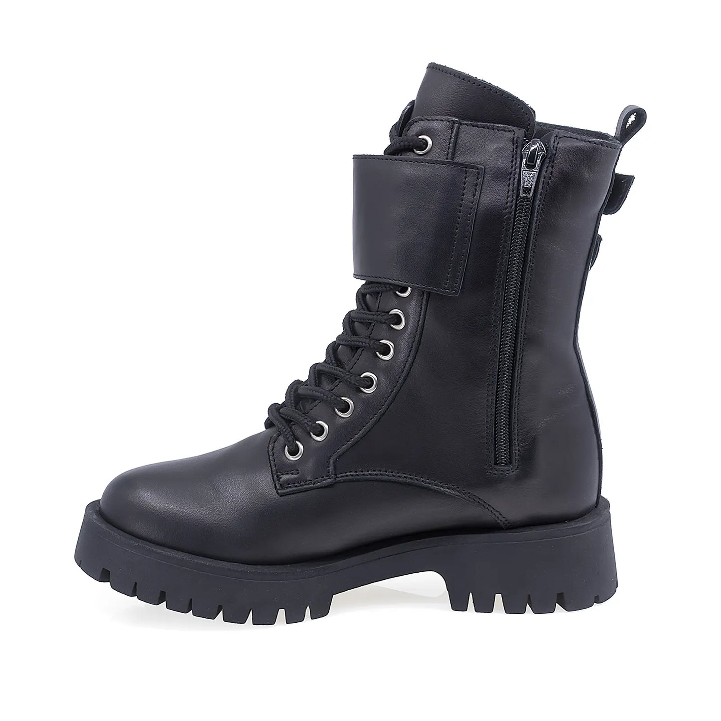 Ghete Dama Casual Anna Viotti Piele Naturala D44-4358 Negru