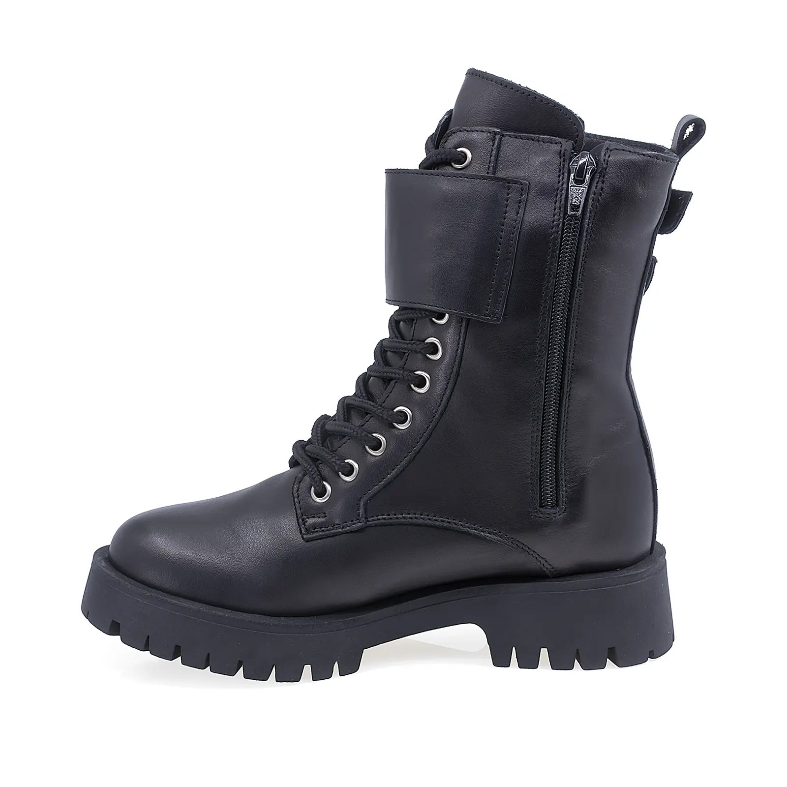 Ghete Dama Casual Anna Viotti Piele Naturala D44-4358 Negru