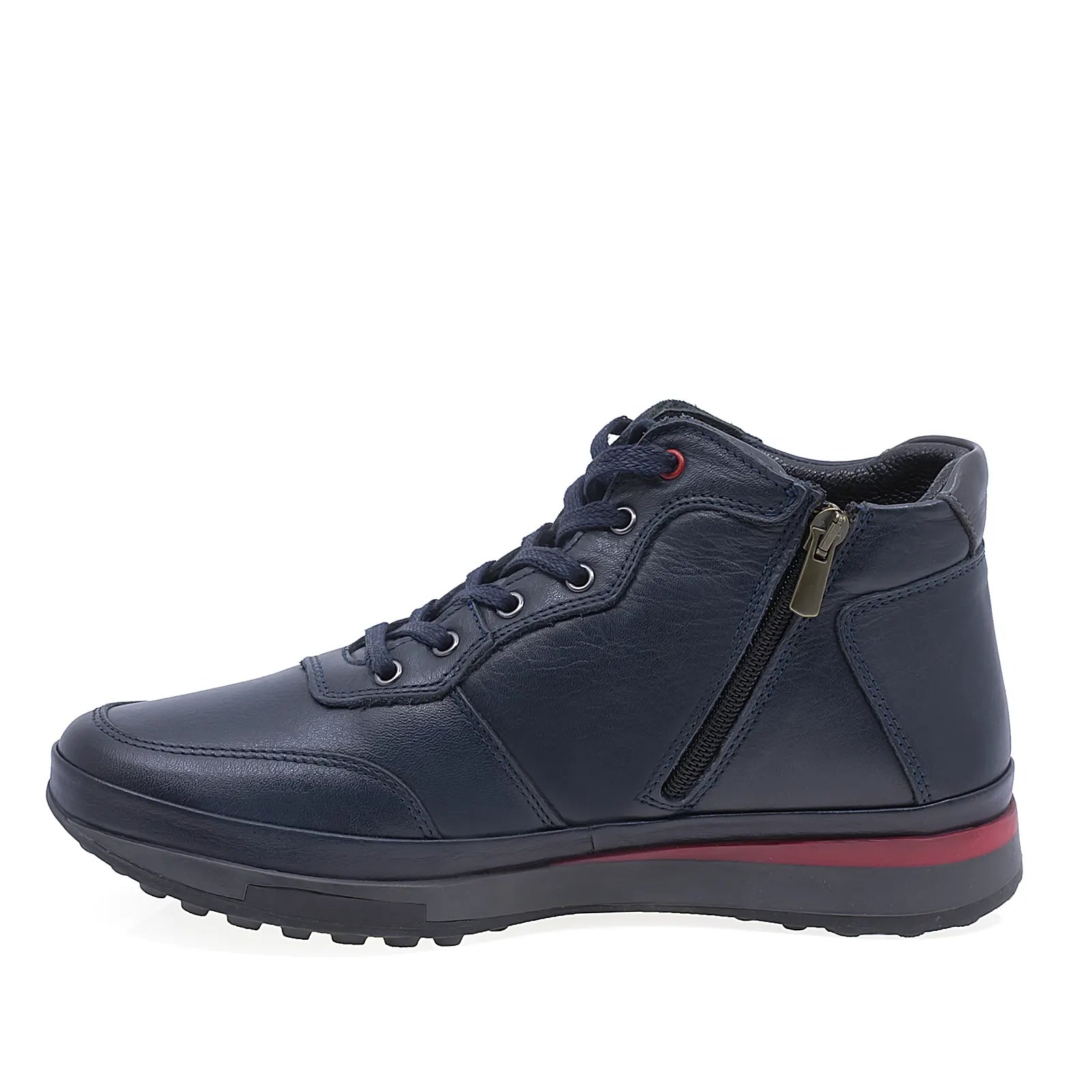 Ghete barbati casual Goretti piele naturala B17-1320 bleumarin