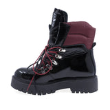 Ghete Dama Casual Anna Viotti Piele Lacuita D15-40313 Negru