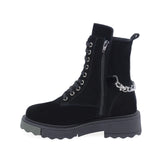 Ghete Dama Casual Anna Viotti Piele Intoarsa D44-4514 Negru