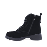 Ghete Dama Casual Anna Viotti Piele Intoarsa D106-F11312-C7702 Negru