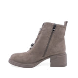 Ghete Dama Casual Anna Viotti Piele Intoarsa D106-F11239-A602-1 Taupe